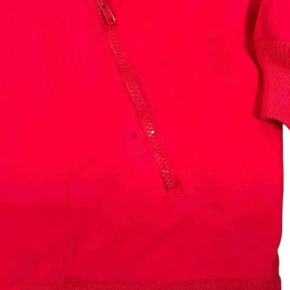 Lands End Men's Fleece Lined Red Warm Soft Shell Jacket Size Medium 38-40 - Picture 4 of 12